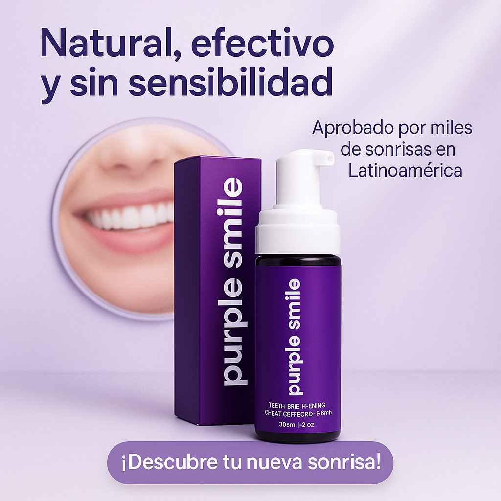 PURPLE SMILE: ¡El Secreto para una Sonrisa más Blanca al Instante! - Todo y mas 