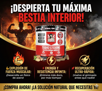 TURKESTERONE OLD SCHOOL ORIGINAL ®